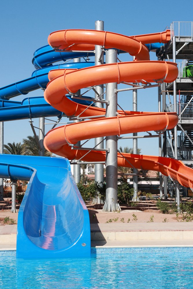 Spiral water slides